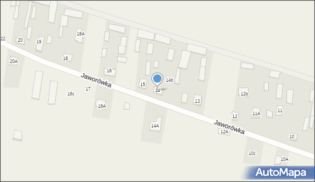 Jaworówka, Jaworówka, 15A, mapa Jaworówka
