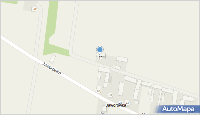 Jaworówka, Jaworówka, 27, mapa Jaworówka