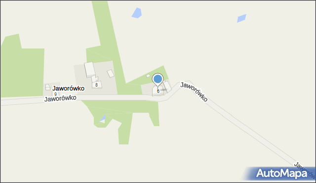 Jaworówko, Jaworówko, 6, mapa Jaworówko