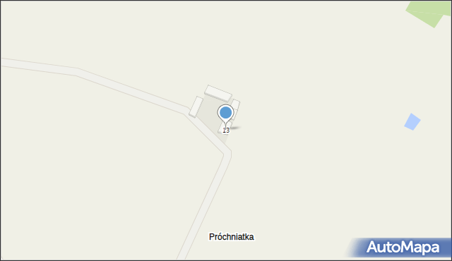 Jaworowo-Kłódź, Jaworowo-Kłódź, 13, mapa Jaworowo-Kłódź