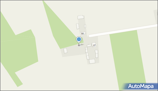 Jaworska Wola, Jaworska Wola, 89, mapa Jaworska Wola