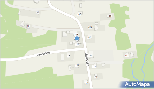 Jaworsko, Jaworsko, 127, mapa Jaworsko