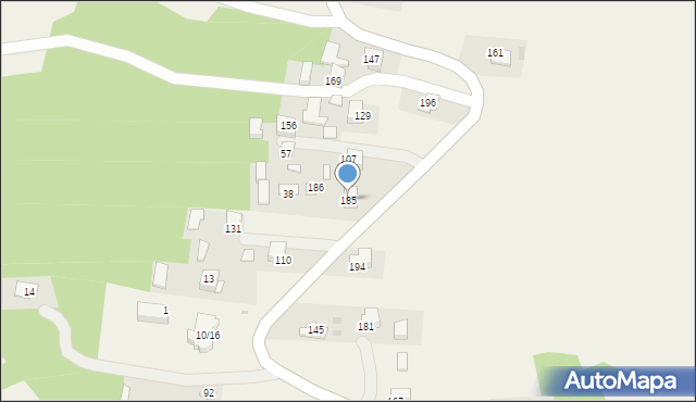 Jaworsko, Jaworsko, 185, mapa Jaworsko