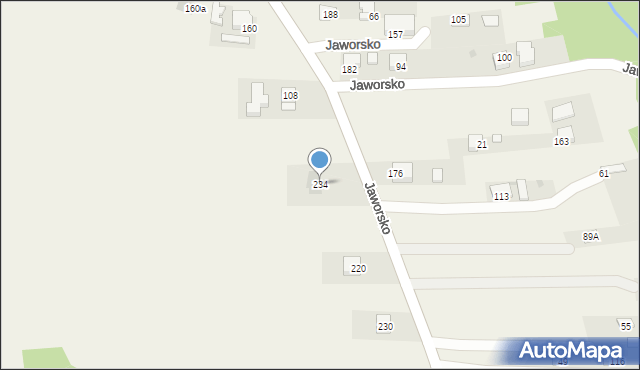 Jaworsko, Jaworsko, 234, mapa Jaworsko
