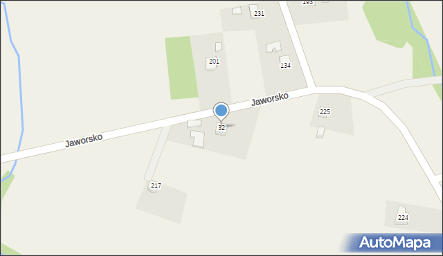 Jaworsko, Jaworsko, 32, mapa Jaworsko