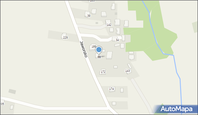 Jaworsko, Jaworsko, 88, mapa Jaworsko