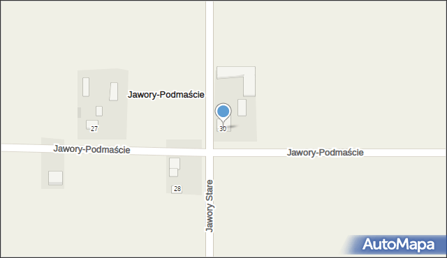 Jawory-Podmaście, Jawory-Podmaście, 30, mapa Jawory-Podmaście