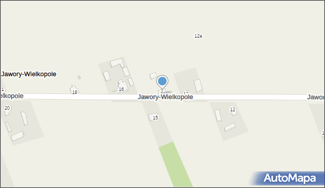 Jawory-Wielkopole, Jawory-Wielkopole, 14, mapa Jawory-Wielkopole