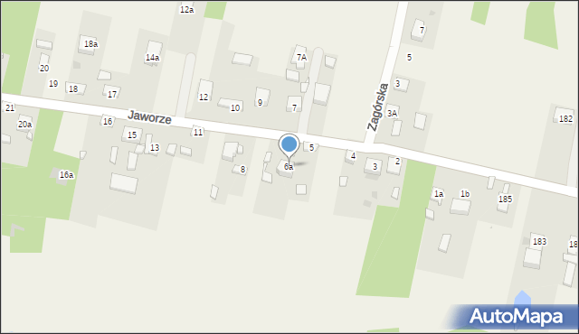 Jaworze, Jaworze, 6a, mapa Jaworze