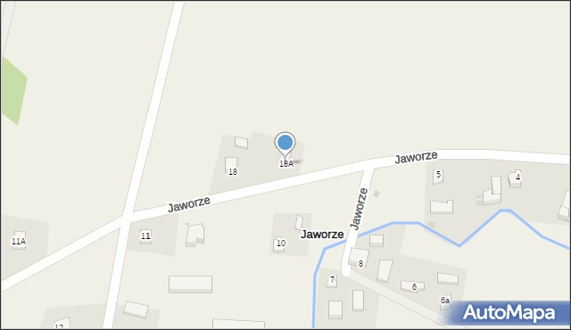 Jaworze, Jaworze, 18A, mapa Jaworze