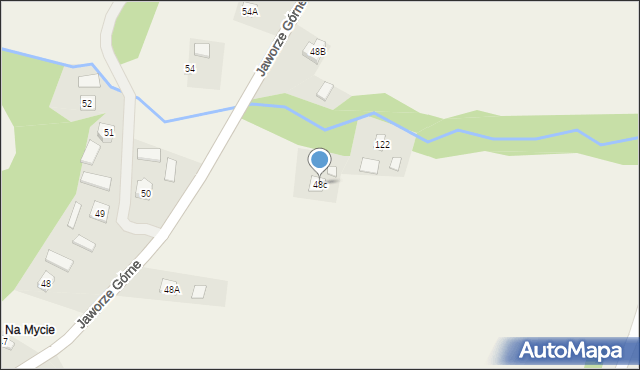 Jaworze Górne, Jaworze Górne, 48c, mapa Jaworze Górne