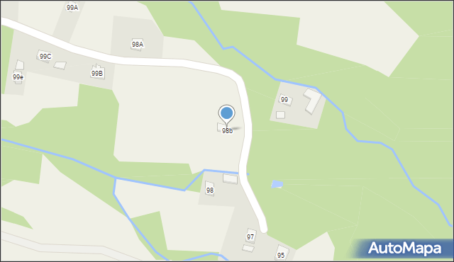 Jaworze Górne, Jaworze Górne, 98b, mapa Jaworze Górne