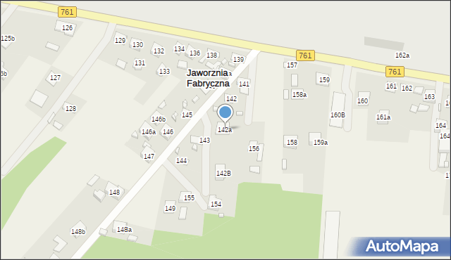 Jaworznia, Jaworznia, 142a, mapa Jaworznia