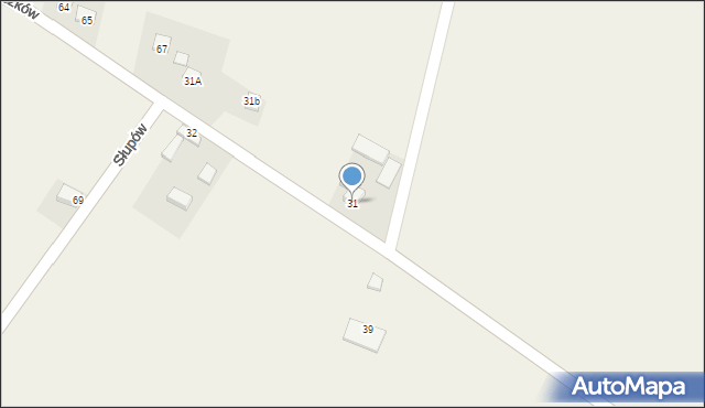 Jazdowice, Jazdowice, 31, mapa Jazdowice