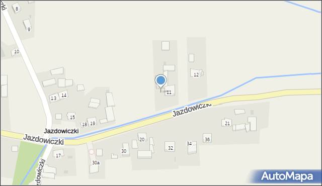 Jazdowiczki, Jazdowiczki, 11A, mapa Jazdowiczki