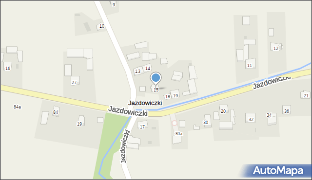 Jazdowiczki, Jazdowiczki, 15, mapa Jazdowiczki