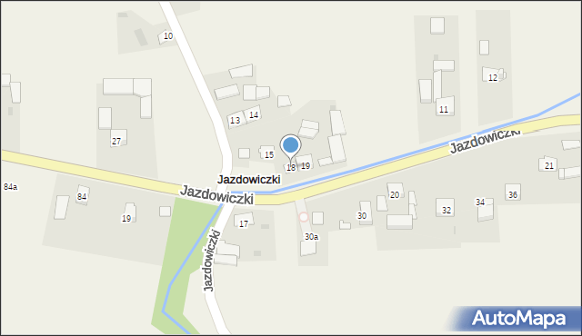 Jazdowiczki, Jazdowiczki, 18, mapa Jazdowiczki
