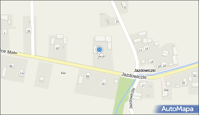 Jazdowiczki, Jazdowiczki, 27, mapa Jazdowiczki