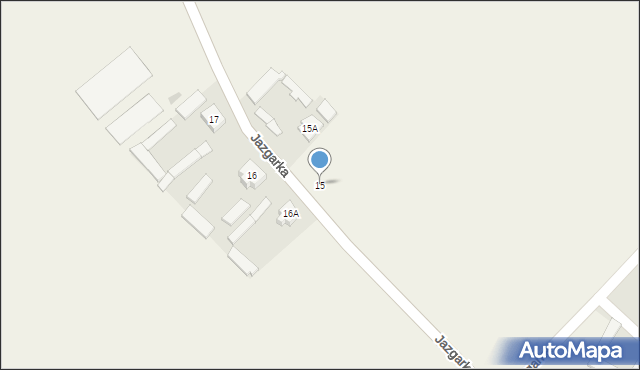 Jazgarka, Jazgarka, 15, mapa Jazgarka