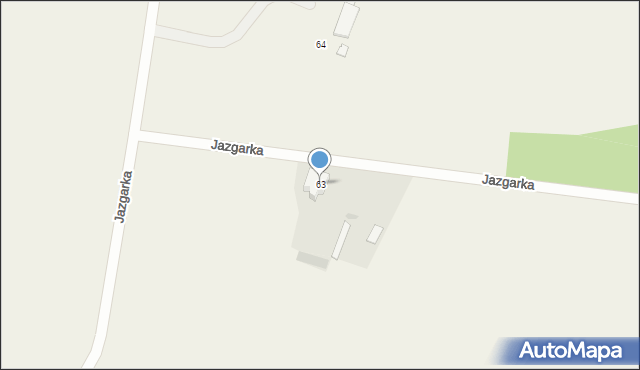 Jazgarka, Jazgarka, 63, mapa Jazgarka