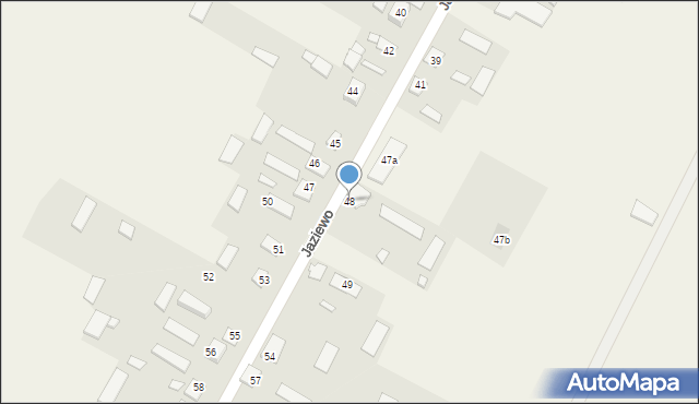 Jaziewo, Jaziewo, 48, mapa Jaziewo