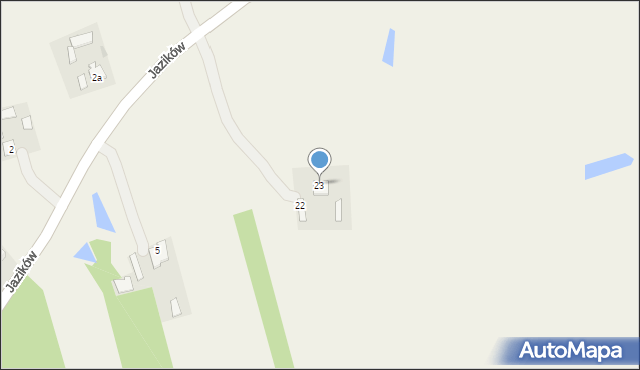 Jazików, Jazików, 23, mapa Jazików
