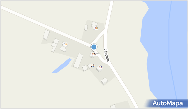 Jazowa, Jazowa, 15a, mapa Jazowa