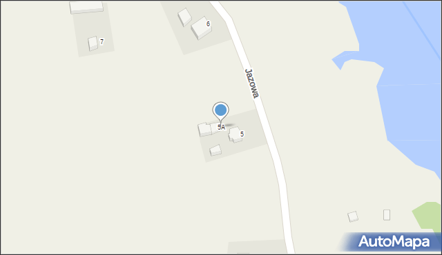 Jazowa, Jazowa, 5A, mapa Jazowa