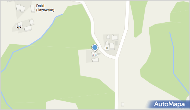 Jazowsko, Jazowsko, 113, mapa Jazowsko
