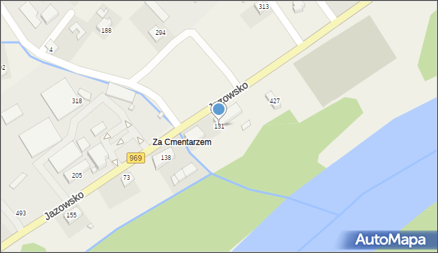 Jazowsko, Jazowsko, 131, mapa Jazowsko