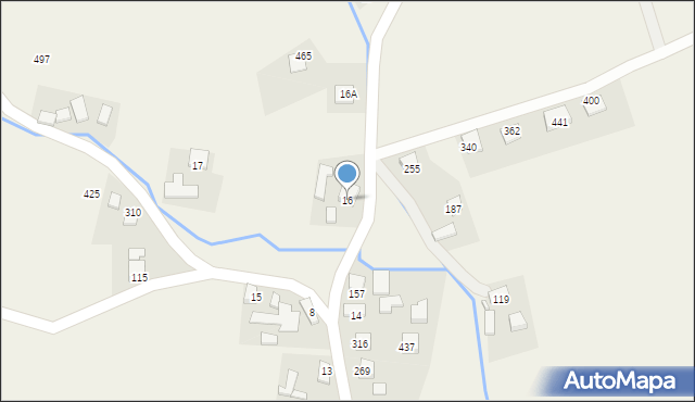Jazowsko, Jazowsko, 16, mapa Jazowsko