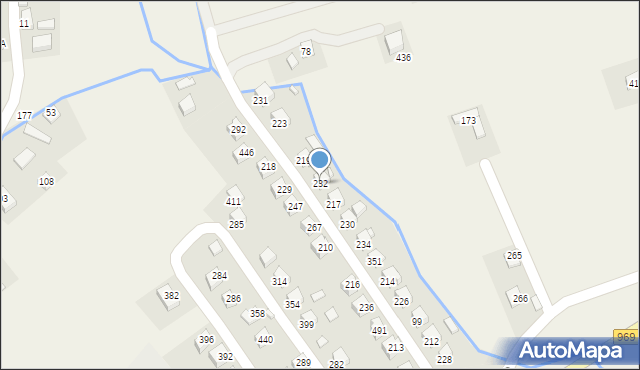 Jazowsko, Jazowsko, 232, mapa Jazowsko