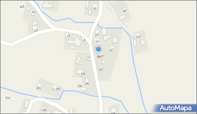 Jazowsko, Jazowsko, 269, mapa Jazowsko