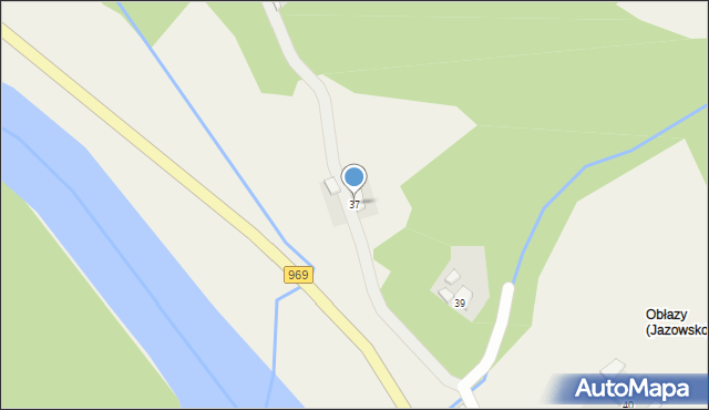 Jazowsko, Jazowsko, 37, mapa Jazowsko