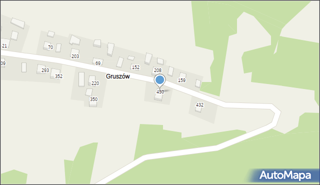 Jazowsko, Jazowsko, 430, mapa Jazowsko