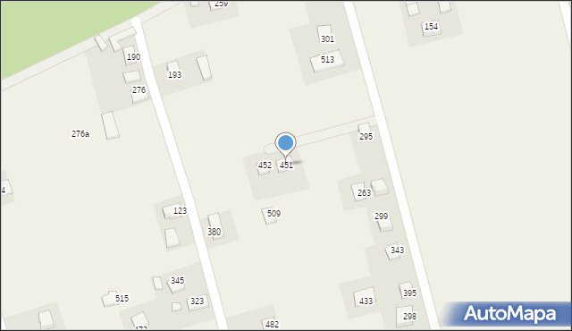 Jazowsko, Jazowsko, 451, mapa Jazowsko