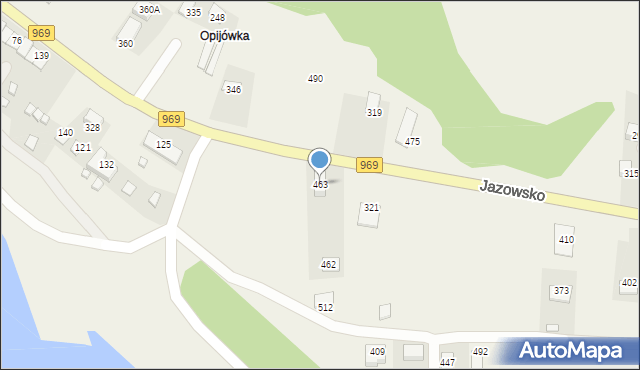 Jazowsko, Jazowsko, 463, mapa Jazowsko