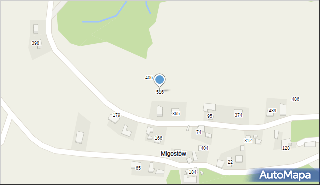Jazowsko, Jazowsko, 516, mapa Jazowsko