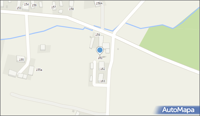 Jaźwina, Jaźwina, 161, mapa Jaźwina