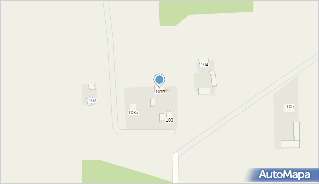 Jaźwiny, Jaźwiny, 103B, mapa Jaźwiny