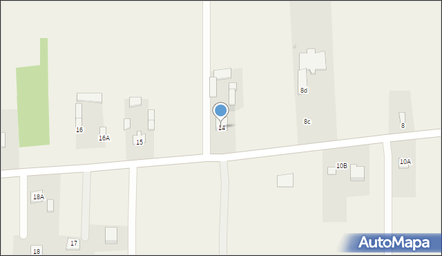 Jaźwiny, Jaźwiny, 14, mapa Jaźwiny