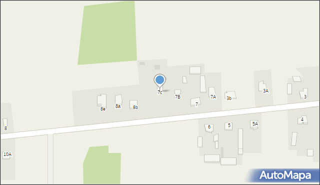 Jaźwiny, Jaźwiny, 7c, mapa Jaźwiny