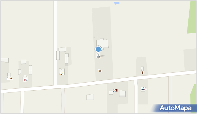 Jaźwiny, Jaźwiny, 8d, mapa Jaźwiny