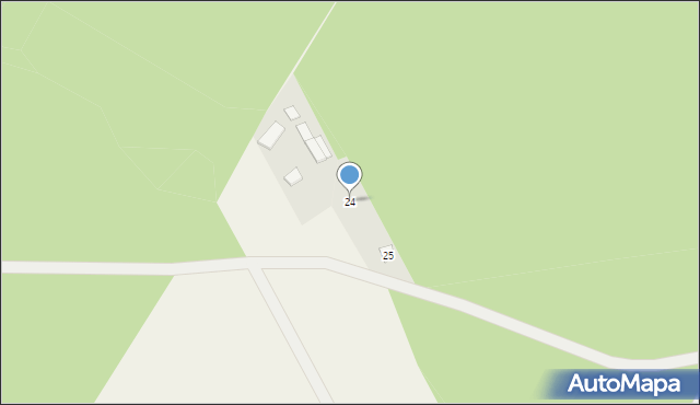 Jaźwiny, Jaźwiny, 24, mapa Jaźwiny