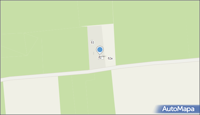 Jaźwiny, Jaźwiny, 62, mapa Jaźwiny