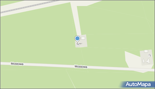 Jaźwiny, Jaźwiny, 74, mapa Jaźwiny