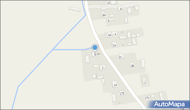 Jaźwiny, Jaźwiny, 5, mapa Jaźwiny