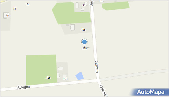 Jaźwiny, Jaźwiny, 43b, mapa Jaźwiny