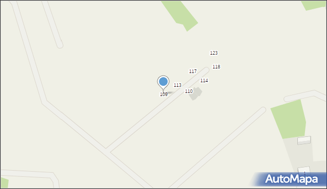 Jaźwiny, Jaźwiny, 109, mapa Jaźwiny