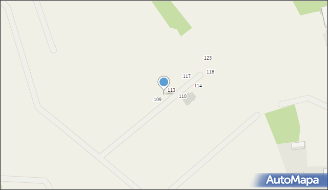 Jaźwiny, Jaźwiny, 111, mapa Jaźwiny